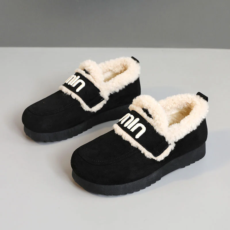 Damen Bequeme Plüsch-Sneaker mit auffälligem Veloursleder Heidi Mode - Image 7