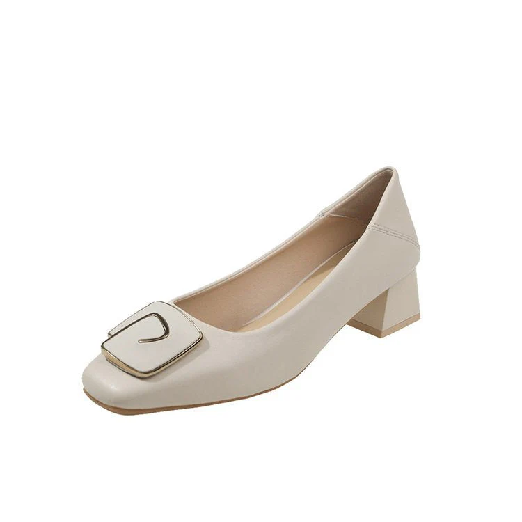 Damen Bequeme Pumps mit Stilvollem Schnallen-Detail Heidi-Mode - Image 5