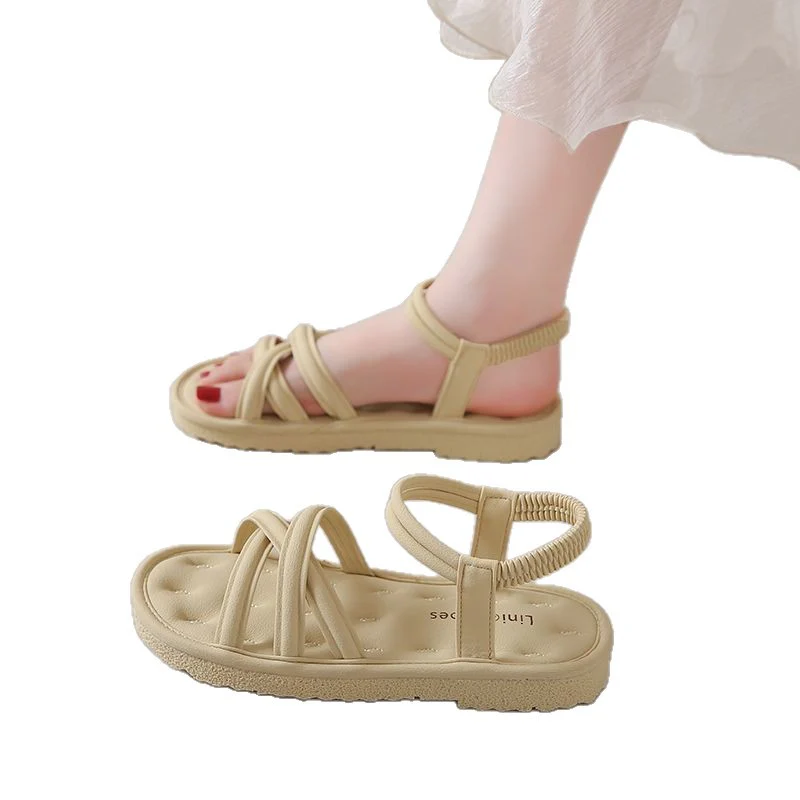 Damen bequeme Sandalen mit elastischem Riemensystem Heidi Mode - Image 5