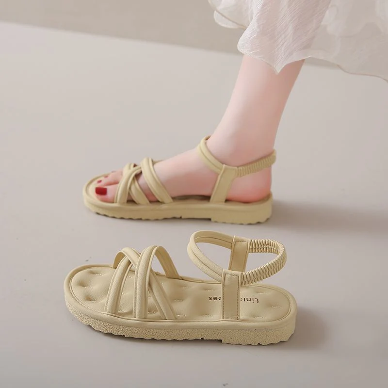 Damen bequeme Sandalen mit elastischem Riemensystem Heidi Mode - Image 6