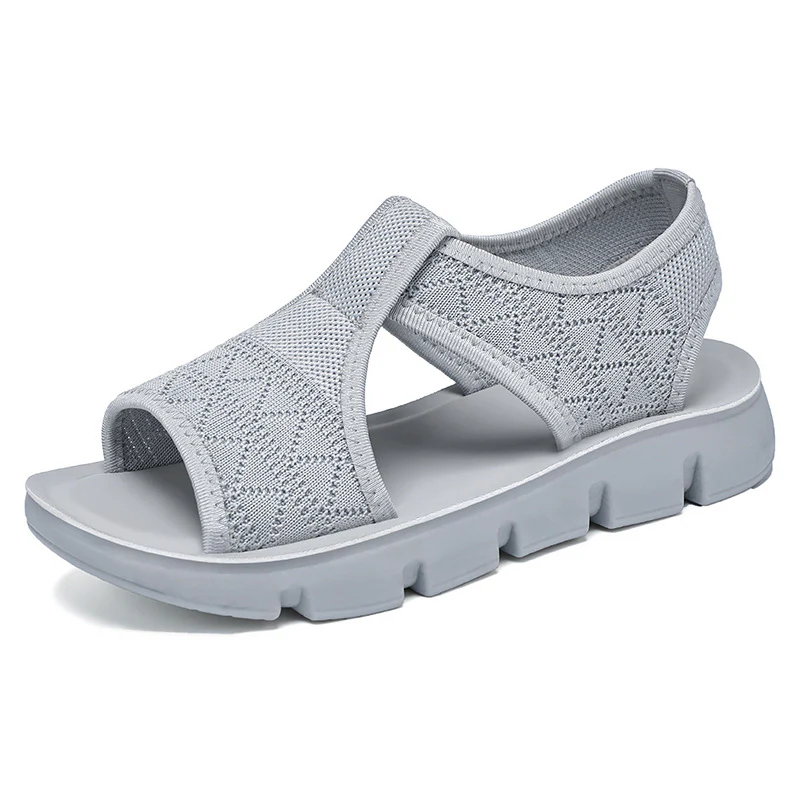 Damen Bequeme Sandalen mit elastischen Riemen und rutschfester Sohle Heidi Mode - Image 8