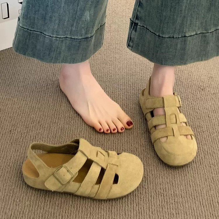 Damen Bequeme Sandalen mit verstellbaren Riemen und weichem Innenfutter Heidi Mode - Image 3