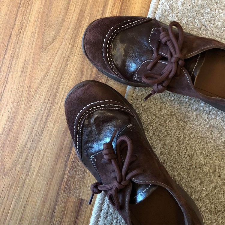 Damen Bequeme Schnürschuhe mit robustem Profil und anatomischer Fußbettung Heidi Mode