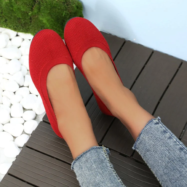 Damen Bequeme Slip-On Ballerinas Heidi-Mode - Image 11