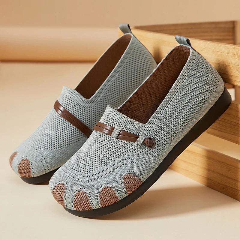 Damen Bequeme Slip-On Ballerinas mit flexiblem Obermaterial Heidi Mode - Image 8