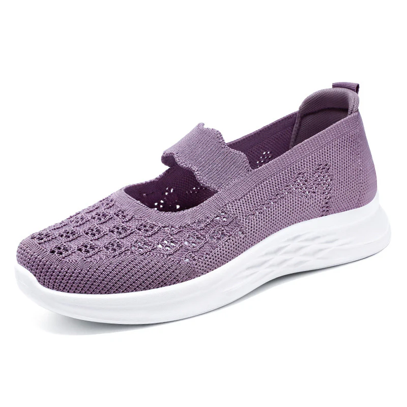 Damen Bequeme Slip-On Ballerinas mit floralen Details Heidi Mode - Image 7