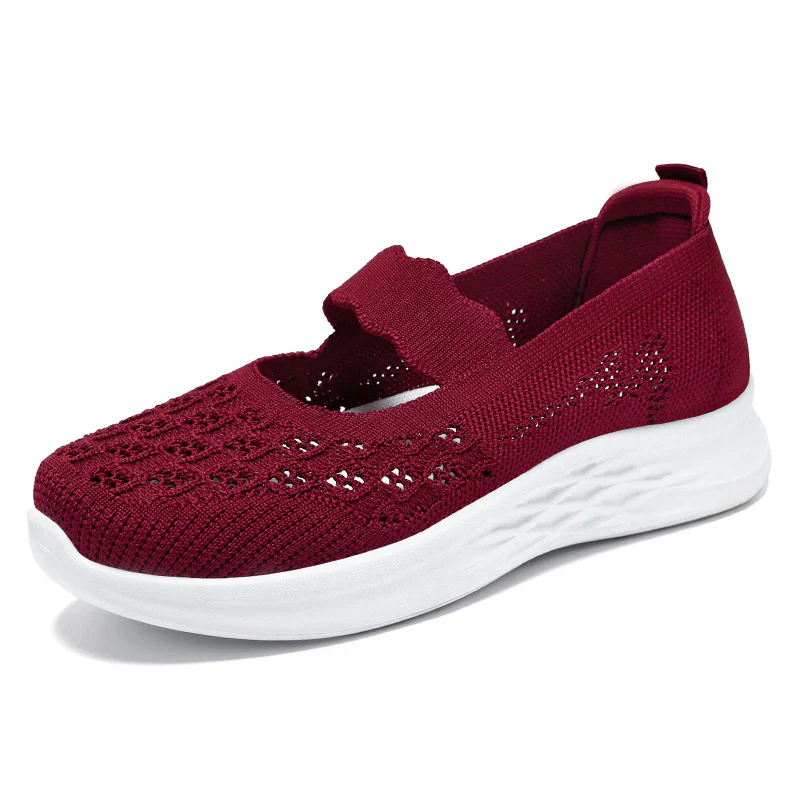 Damen Bequeme Slip-On Ballerinas mit floralen Details Heidi Mode - Image 8