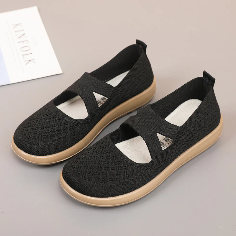 Damen Bequeme Slip-On City-Sneaker mit atmungsaktivem Obermaterial Heidi Mode - Image 7