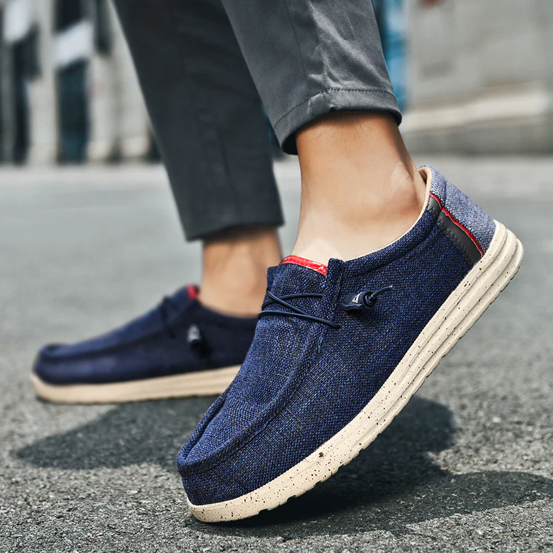 Damen Bequeme Slip-On Freizeitschuhe mit atmungsaktivem Obermaterial Heidi Mode - Image 3