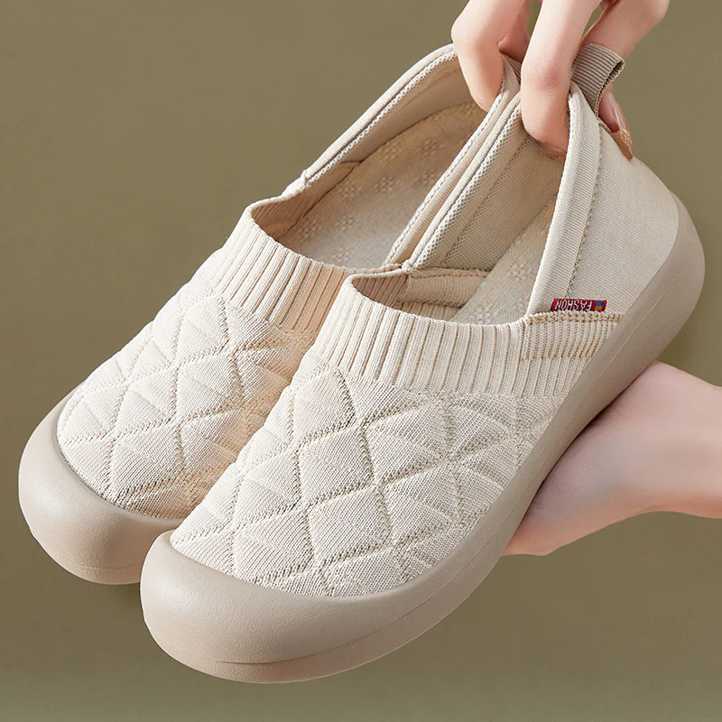 Damen bequeme Slip-On Freizeitschuhe mit elastischem Einstieg Heidi Mode - Image 4