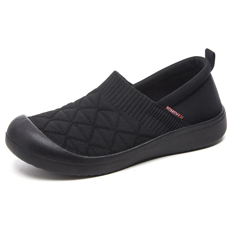 Damen Bequeme Slip-On Freizeitschuhe mit strukturiertem Obermaterial Heidi Mode - Image 5