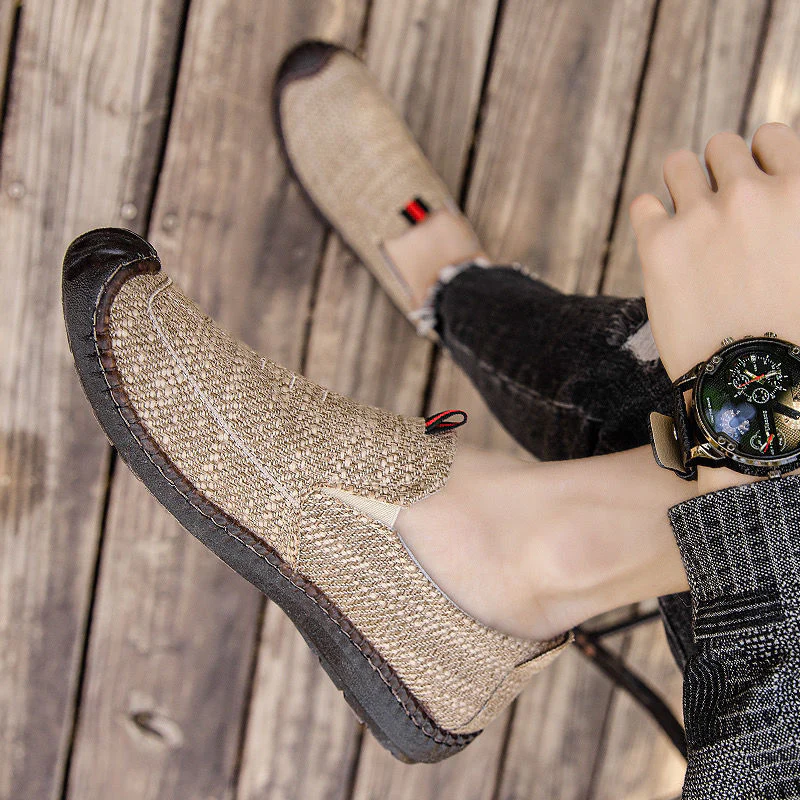 Damen Bequeme Slip-On Schuhe aus hochwertigem Naturmaterial Heidi Mode - Image 3
