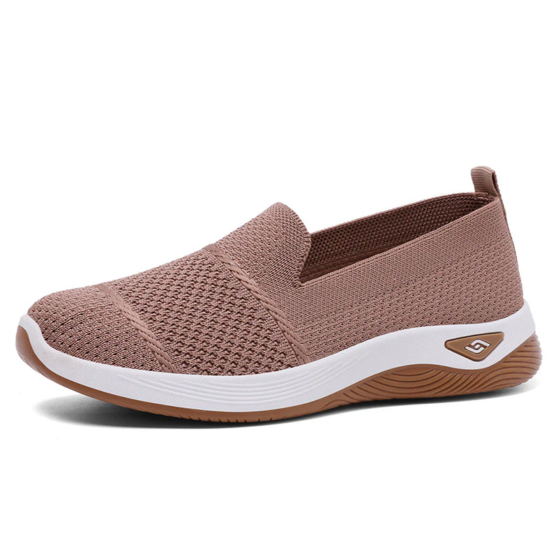 Damen Bequeme Slip-On Schuhe mit atmungsaktivem Strickdesign Heidi Mode - Image 7