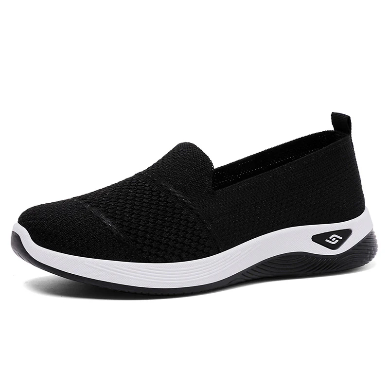 Damen Bequeme Slip-On Schuhe mit atmungsaktivem Strickdesign Heidi Mode - Image 8
