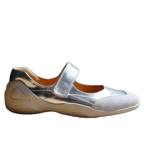 Damen bequeme Slip-On Schuhe mit verstellbarem Riemen und orthopädischer Innensohle Heidi Mode - Image 5