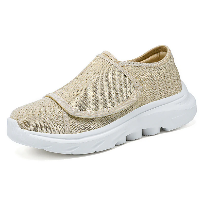 Damen Bequeme Slip-On Sneaker mit elastischem Obermaterial und rutschfester Sohle Heidi Mode - Image 4