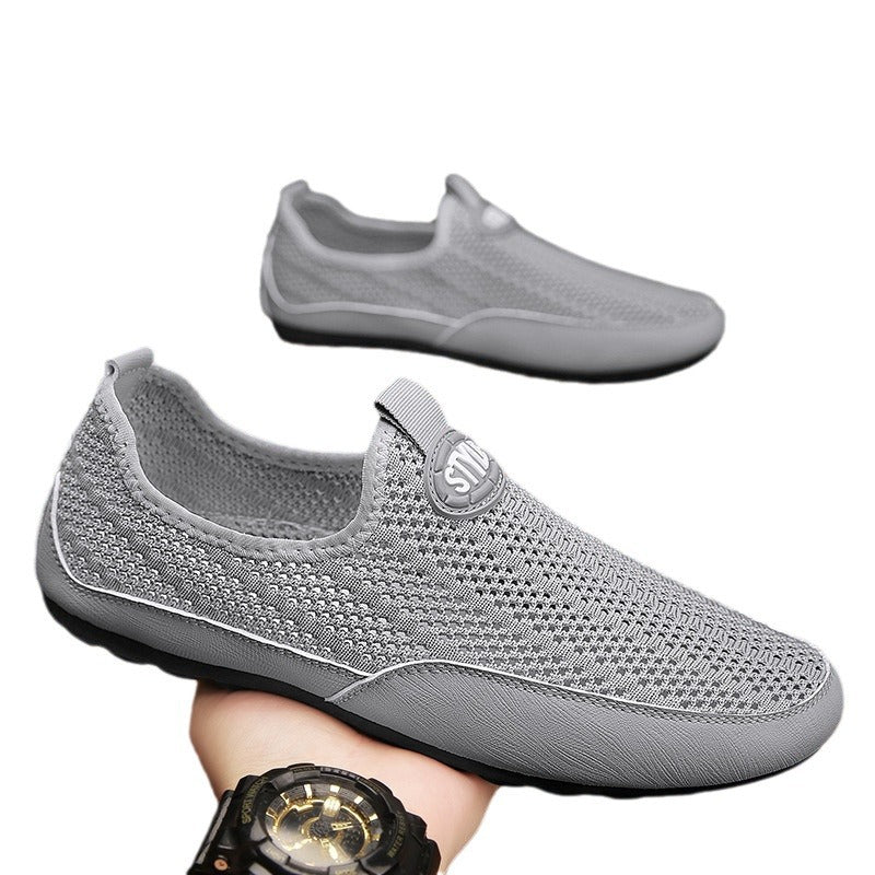 Damen Bequeme Slip-On Sneakers mit atmungsaktivem Mesh-Obermaterial Heidi Mode - Image 5