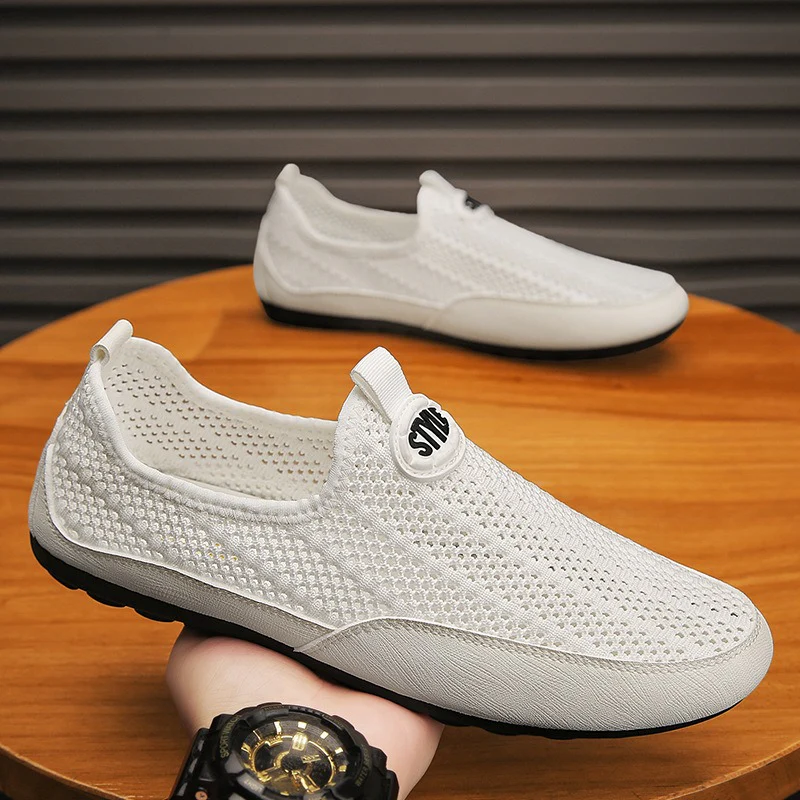 Damen Bequeme Slip-On Sneakers mit atmungsaktivem Mesh-Obermaterial Heidi Mode - Image 7