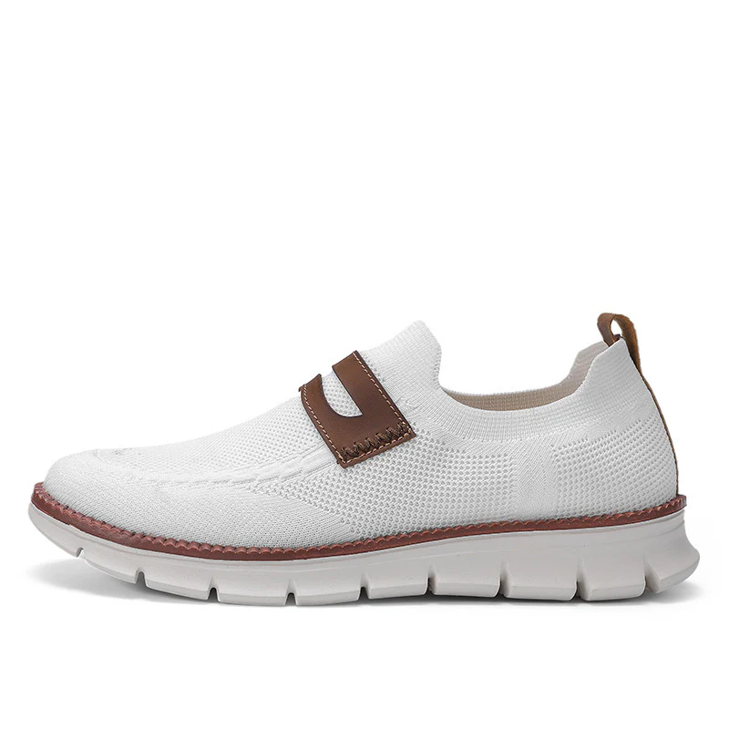 Damen Bequeme Slip-On Sneakers mit atmungsaktivem Netzgewebe und modischem Akzent Heidi Mode - Image 5