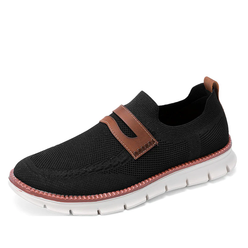 Damen Bequeme Slip-On Sneakers mit atmungsaktivem Netzgewebe und modischem Akzent Heidi Mode - Image 7