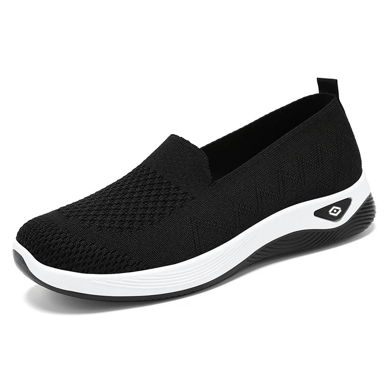 Damen Bequeme Slip-On Sneakers mit atmungsaktivem Obermaterial Heidi Mode - Image 4