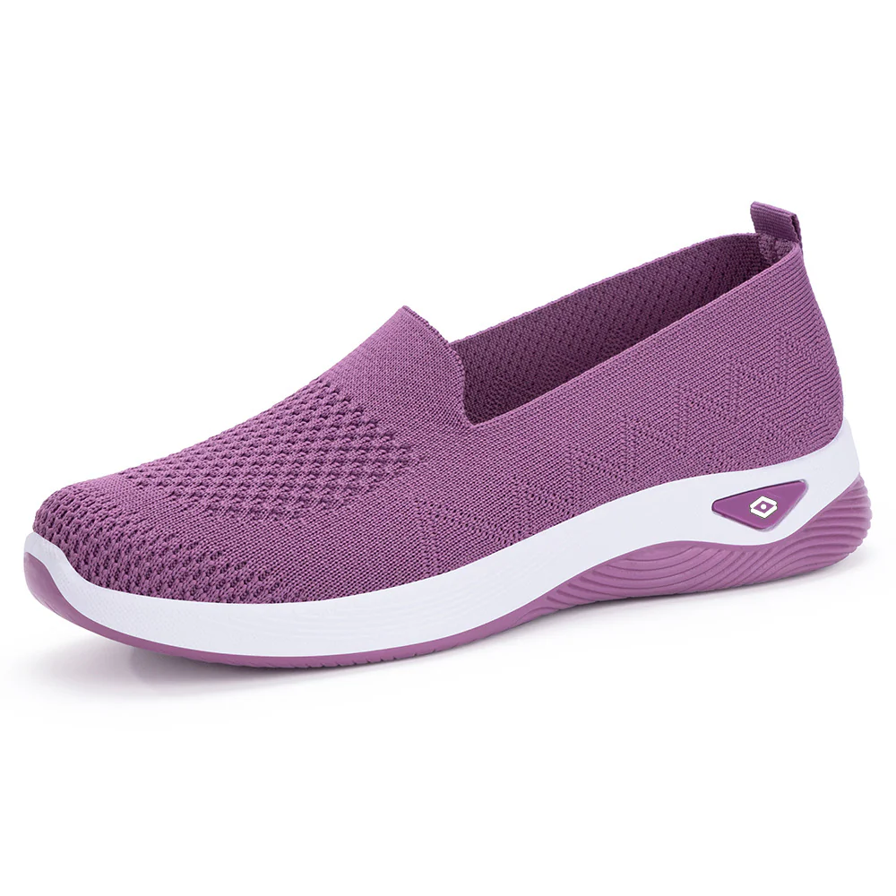 Damen Bequeme Slip-On Sneakers mit atmungsaktivem Obermaterial Heidi Mode - Image 6