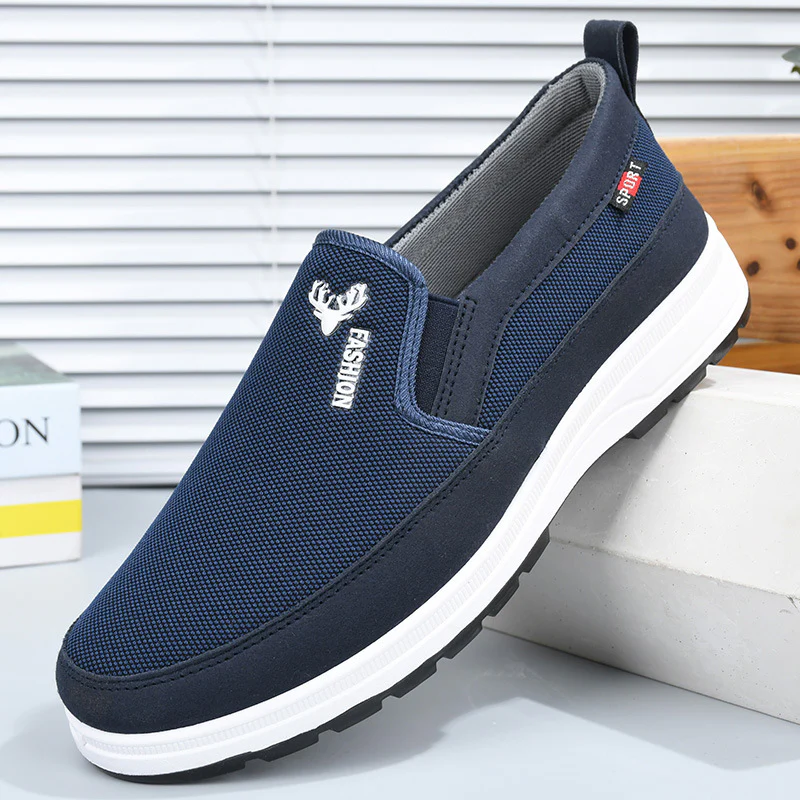 Damen Bequeme Slip-On Sneakers mit atmungsaktivem Obermaterial Heidi Mode - Image 7