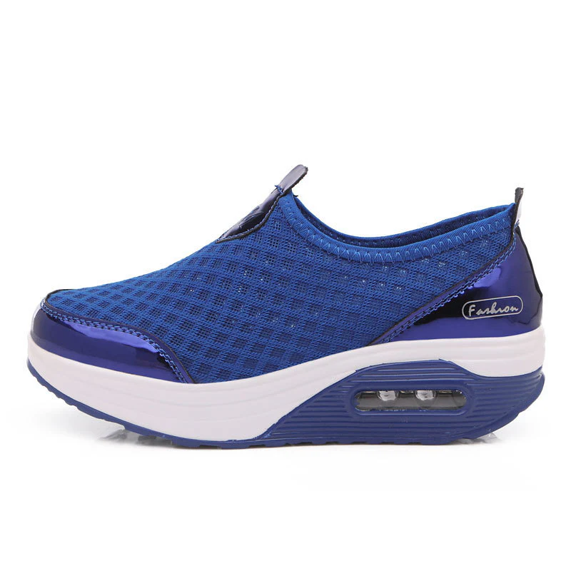 Damen Bequeme Slip-On Sneakers mit atmungsaktivem Obermaterial und dämpfendem Fußbett Heidi Mode - Image 3