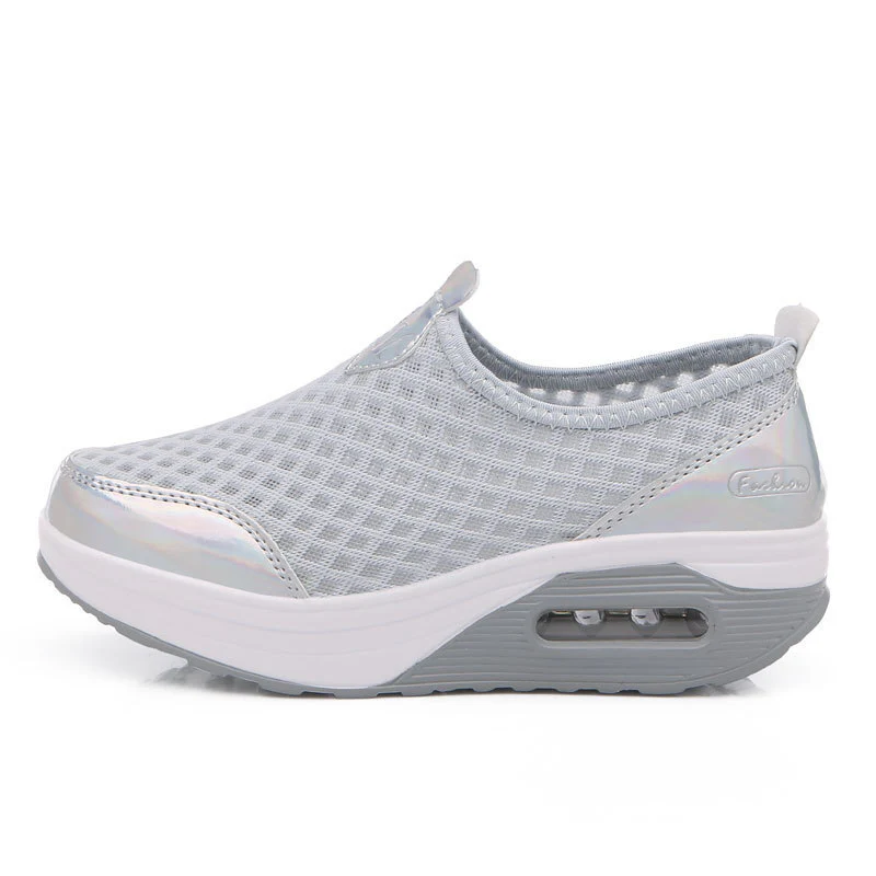 Damen Bequeme Slip-On Sneakers mit atmungsaktivem Obermaterial und dämpfendem Fußbett Heidi Mode - Image 4