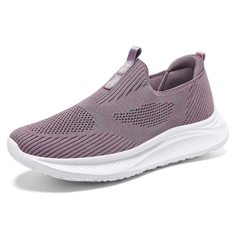 Damen Bequeme Slip-On Sneakers mit atmungsaktivem Obermaterial und dämpfender Sohle Heidi Mode - Image 5
