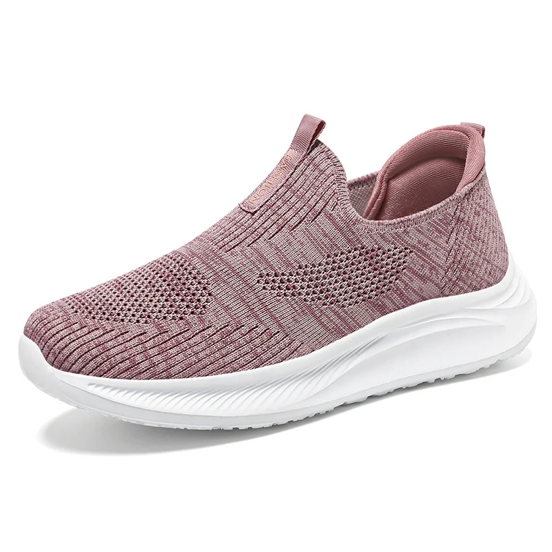 Damen Bequeme Slip-On Sneakers mit atmungsaktivem Obermaterial und dämpfender Sohle Heidi Mode - Image 6