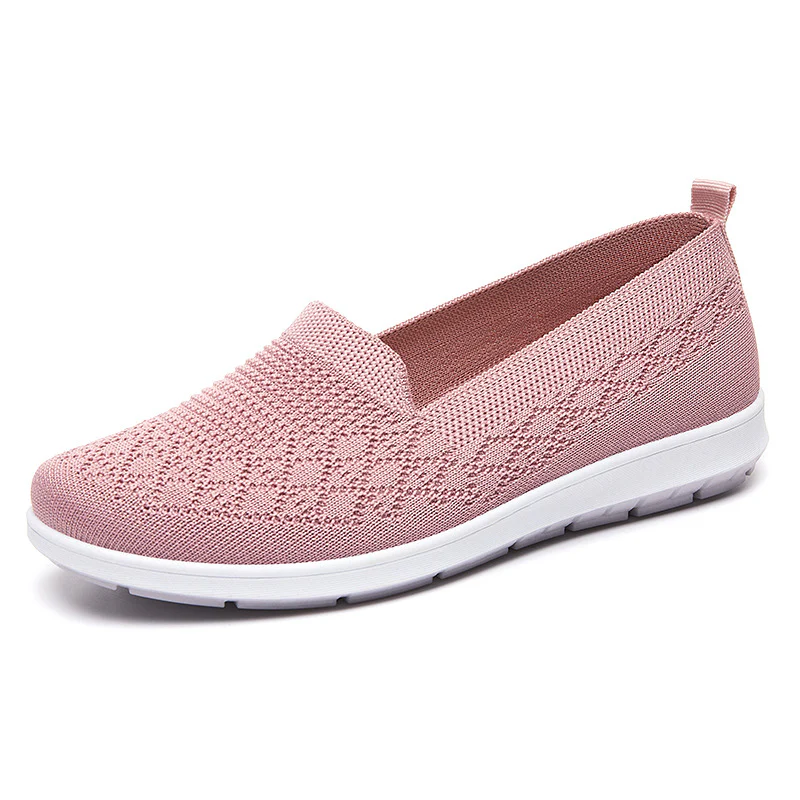 Damen Bequeme Slip-On Sneakers mit atmungsaktivem Strickdesign Heidi Mode - Image 8