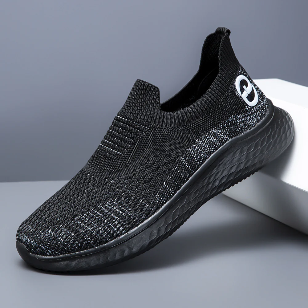 Damen Bequeme Slip-On Sneakers mit atmungsaktivem Strickmaterial und rutschfester Sohle Heidi Mode - Image 7