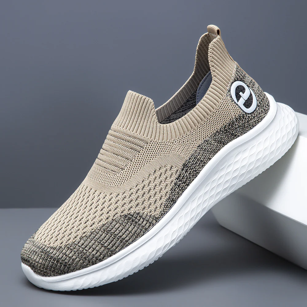 Damen Bequeme Slip-On Sneakers mit atmungsaktivem Strickmaterial und rutschfester Sohle Heidi Mode - Image 8