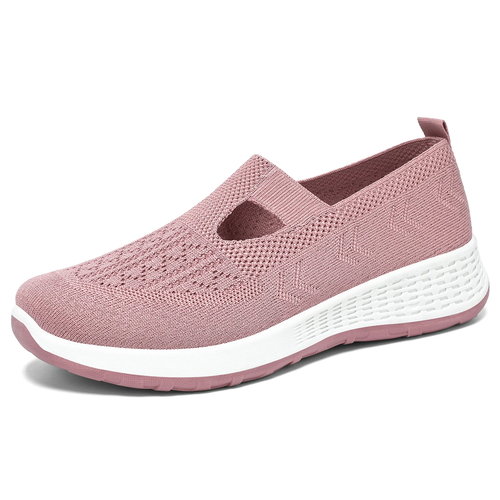 Damen Bequeme Slip-On Sneakers mit atmungsaktivem Strickoberteil Heidi Mode - Image 8