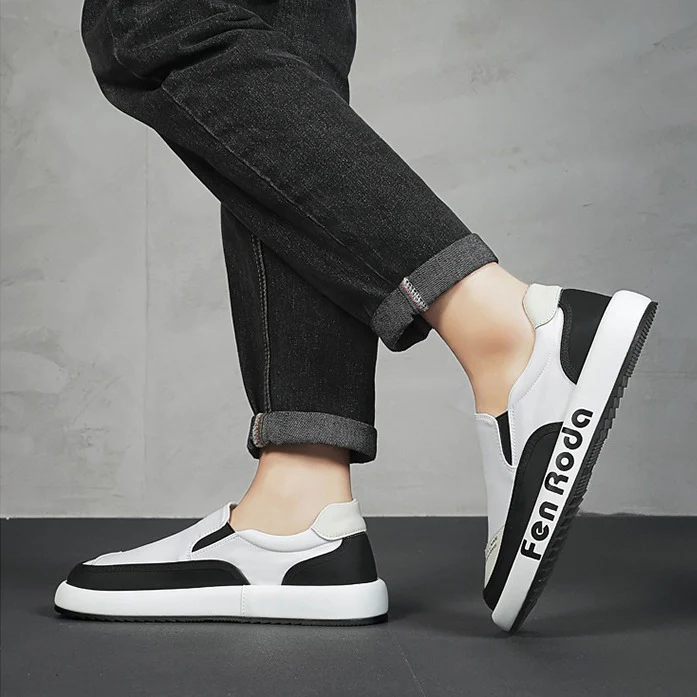 Damen Bequeme Slip-On Sneakers mit atmungsaktiver Oberflächenstruktur Heidi Mode - Image 4