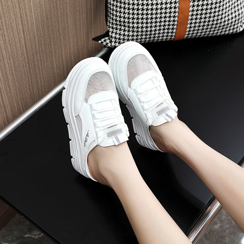 Damen Bequeme Slip-On Sneakers mit dämpfender Sohle und atmungsaktiver Oberfläche Heidi Mode - Image 3