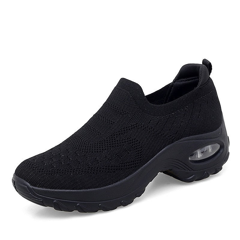 Damen bequeme Slip-On Sneakers mit elastischem Mesh-Obermaterial und luftgepolsterter Sohle Heidi Mode - Image 4