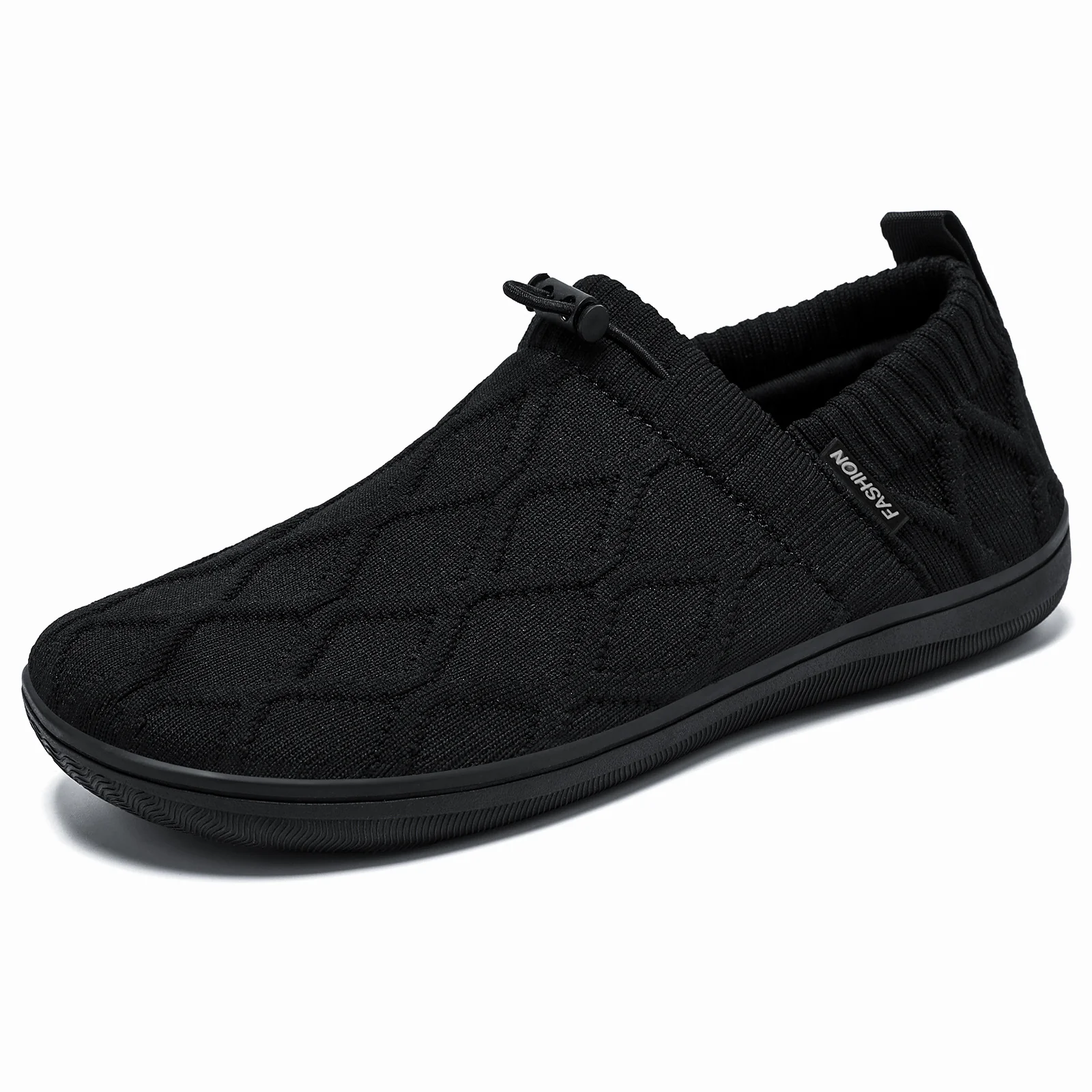 Damen Bequeme Slip-On Sneakers mit elastischem Strickdesign Heidi Mode - Image 5