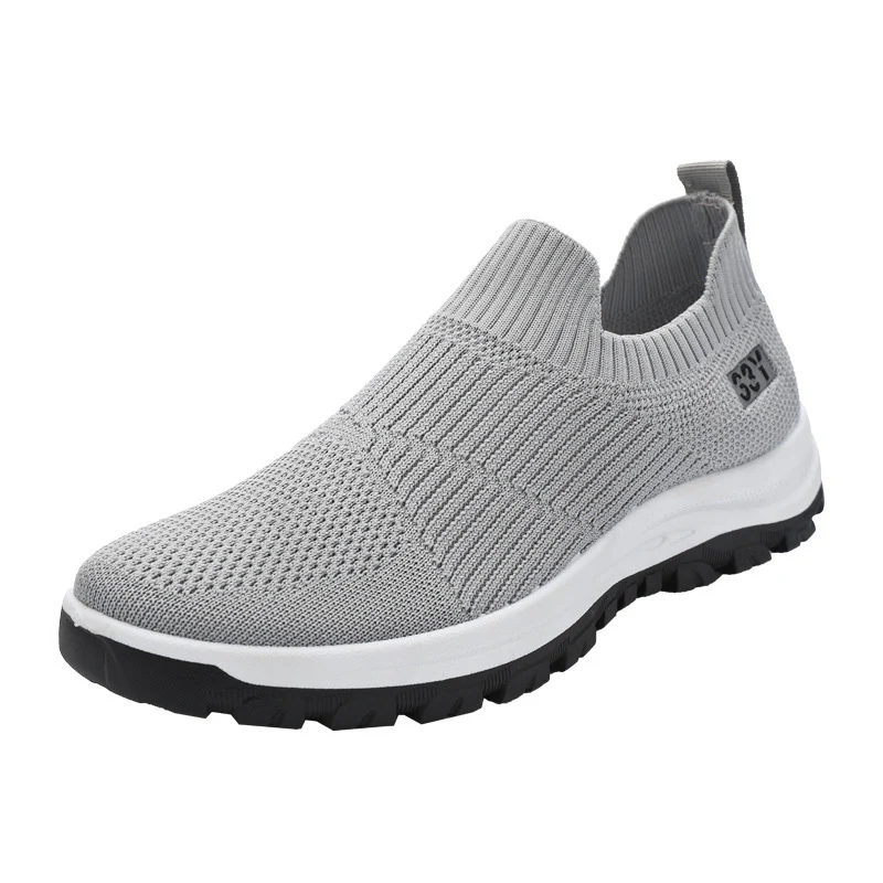 Damen Bequeme Slip-On Sneakers mit elastischem Strickoberteil und rutschfester Sohle Heidi Mode - Image 5
