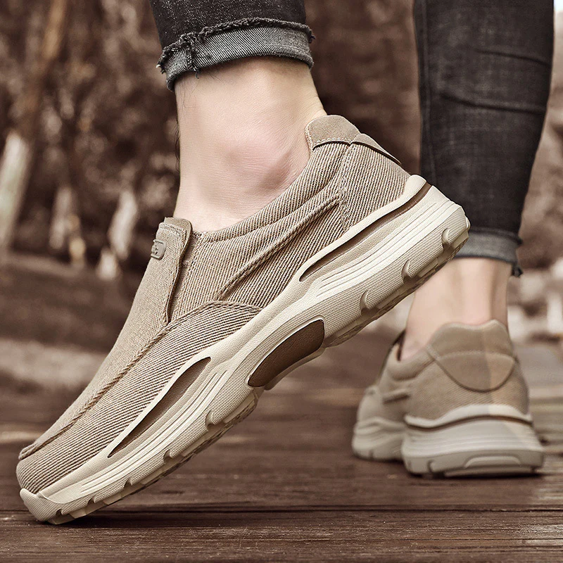 Damen Bequeme Slip-On Sneakers mit elastischen Materialien und luftdurchlässiger Struktur Heidi Mode - Image 4