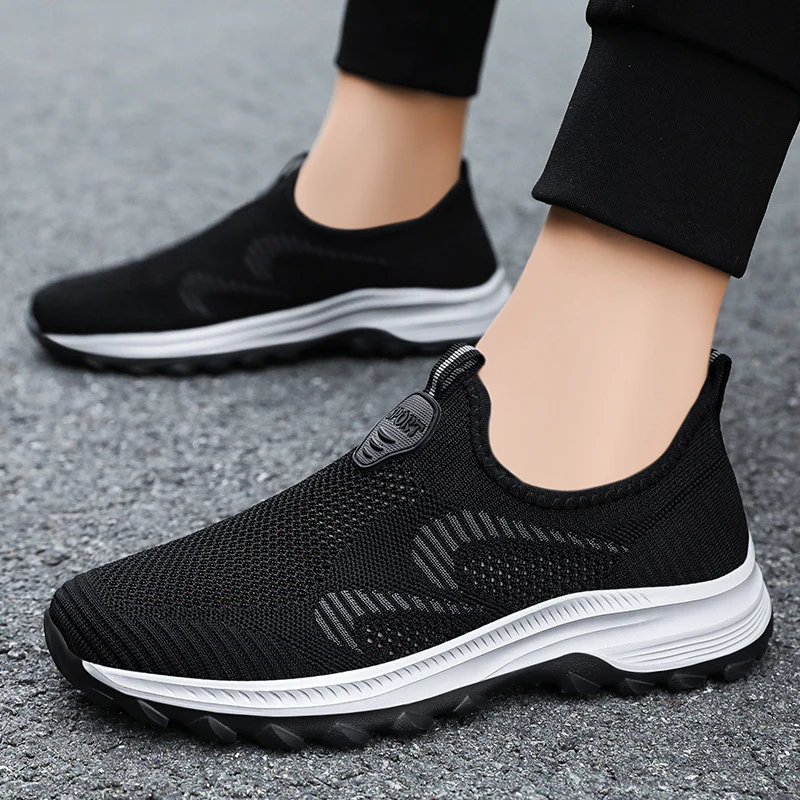 Damen Bequeme Slip-On Sportschuhe mit atmungsaktivem Mesh-Obermaterial Heidi Mode - Image 3