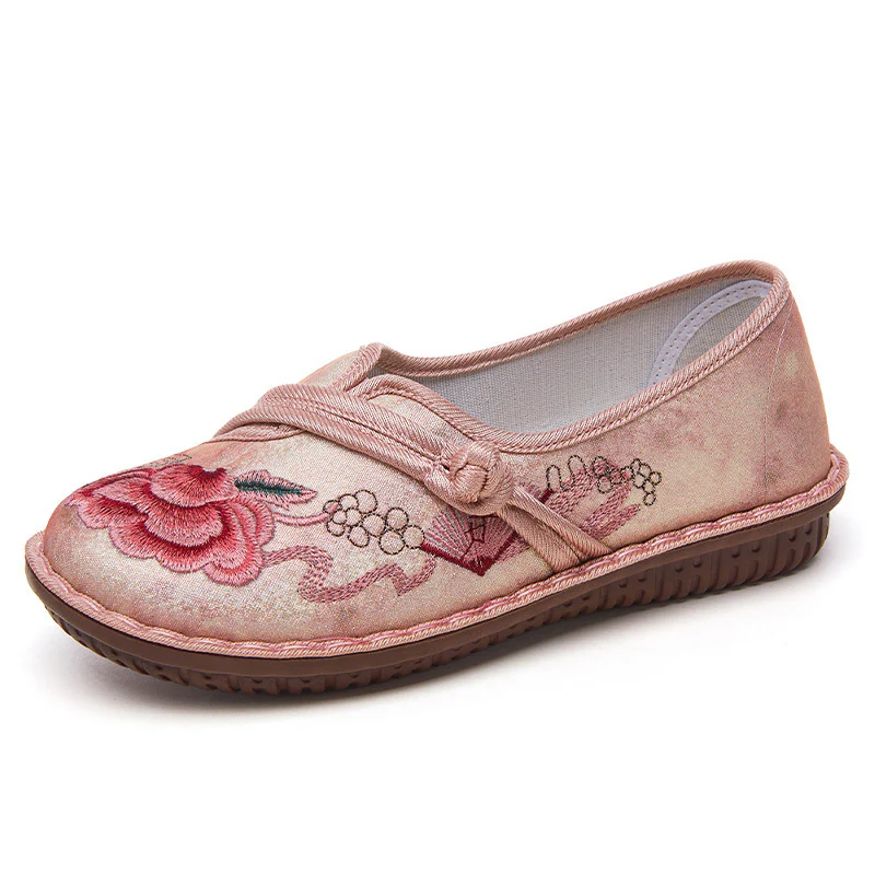 Damen Bequeme Slipper mit floralem Design und elastischer Bindung Heidi Mode - Image 4