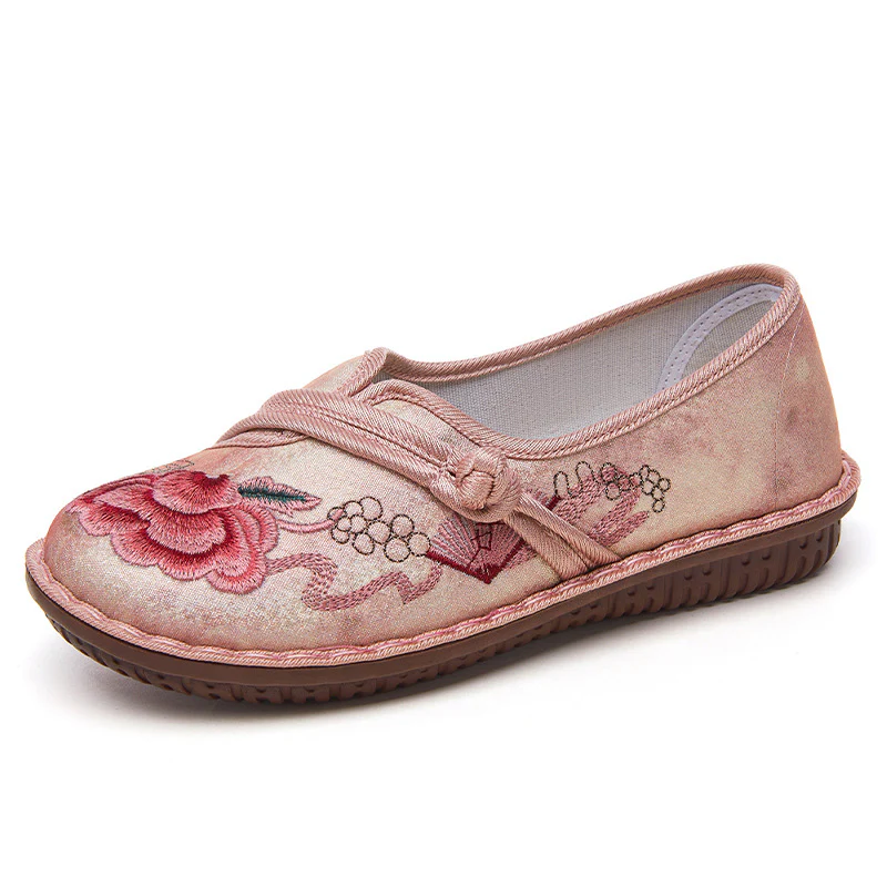 Damen Bequeme Slipper mit floralem Design und elastischer Bindung Heidi Mode - Image 5