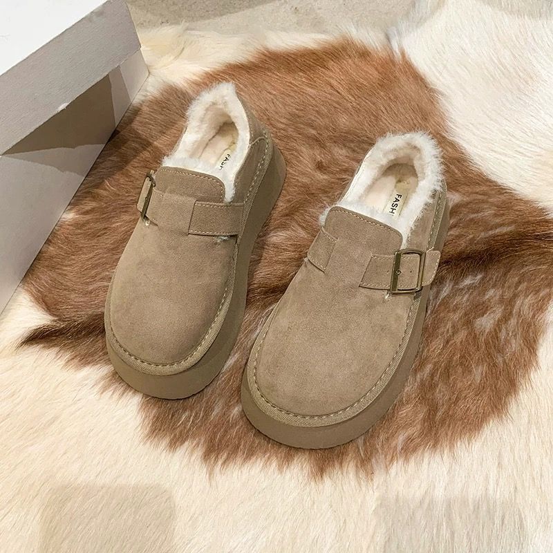Damen Bequeme Slipper mit Futter und elastischem Riemen Heidi Mode - Image 6