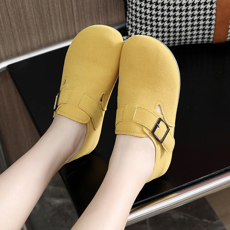 Damen Bequeme Slipper mit verstellbarem Riemen und modischem Design Heidi Mode - Image 3