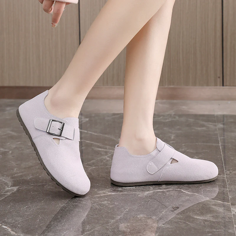 Damen Bequeme Slipper mit verstellbarem Riemen und modischem Design Heidi Mode - Image 4