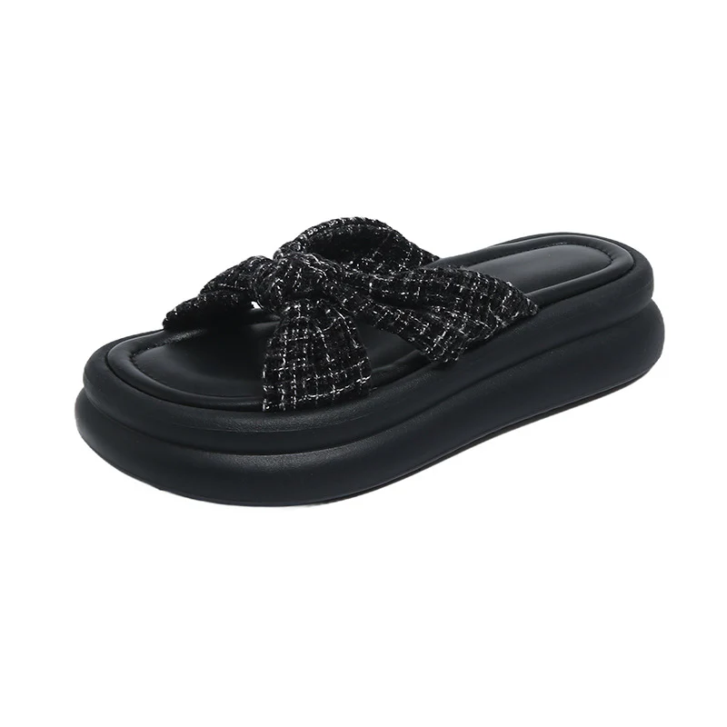 Damen Bequeme Slippers mit modischem Schleifen-Design Heidi Mode - Image 6