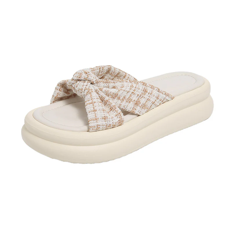 Damen Bequeme Slippers mit modischem Schleifen-Design Heidi Mode - Image 7