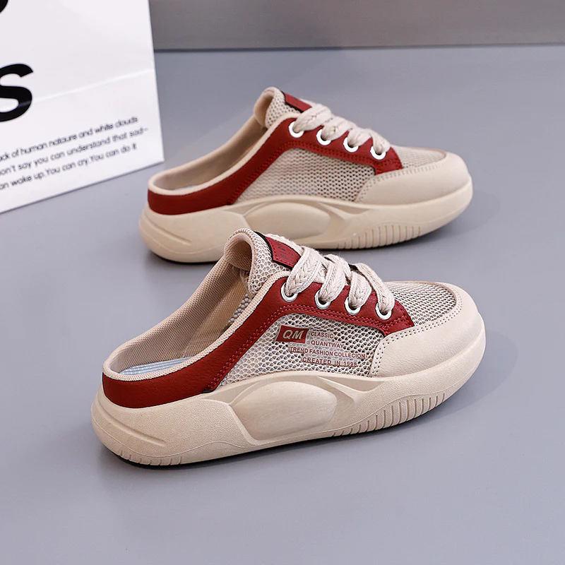 Damen Bequeme Sneaker mit atmungsaktivem Mesh und flexiblem Fussbett Heidi Mode - Image 2